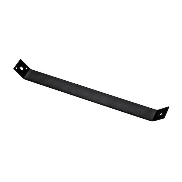 National Hardware National Hardware 16.3 in. H X 0.125 in. W X 1.5 in. L Black Carbon Steel Strap Braces N351-473 - main